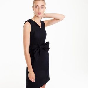J. Crew V-Neck Sheath Dress on Double Serge Wool